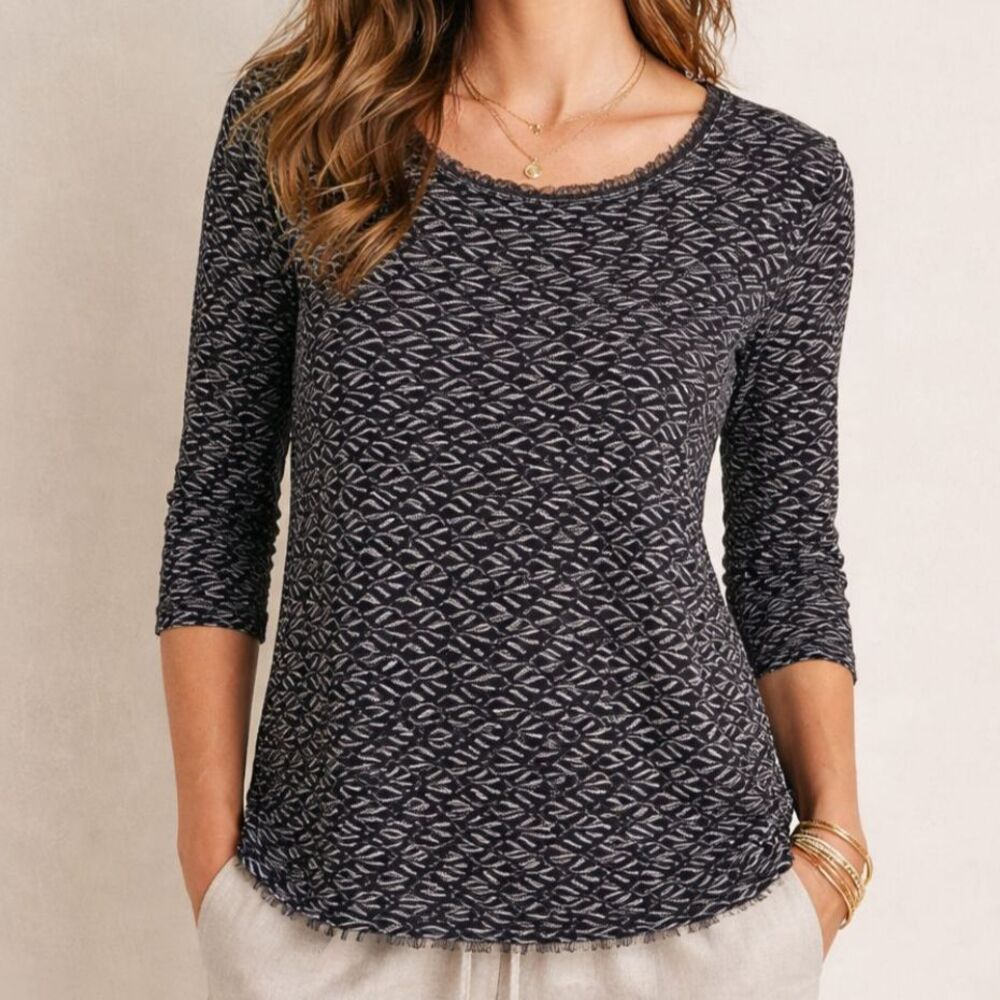 Anthropologie Textured Top Size Small